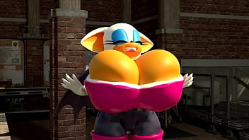 Rouge's Extreme Breast Expansion