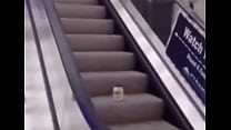 There's mayonaise going up escalator